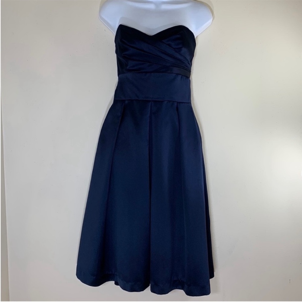 NEW! After Six Strapless Satin Graduation/Bridesmaids Dress. 4.